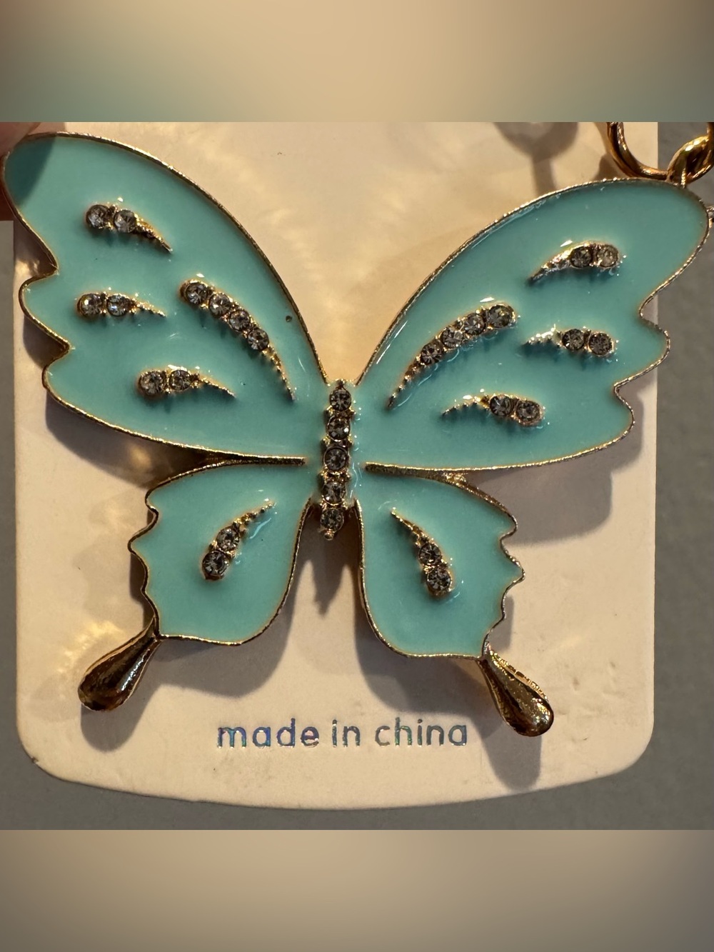 Sparkling Butterfly Keychain - Pick One - Picture 2 of 4